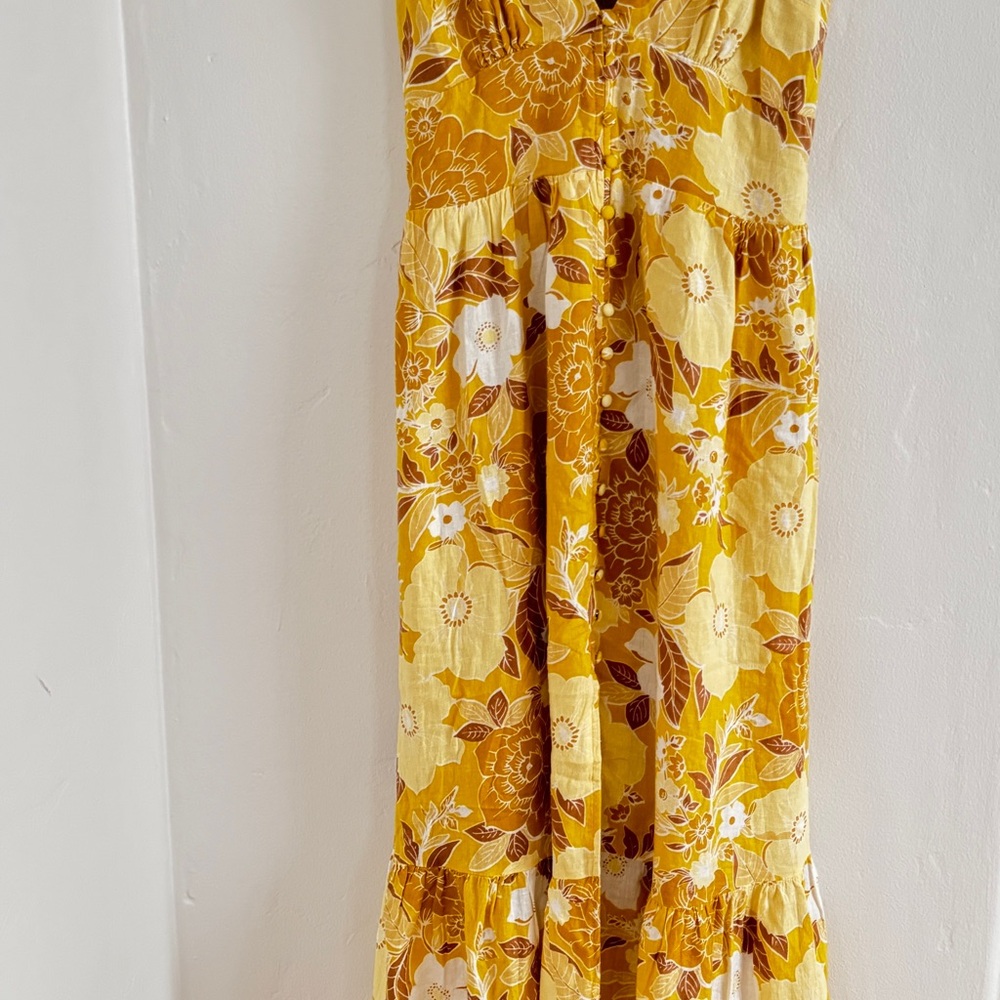 Old Navy Yellow Floral Dress